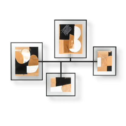 Umbra Flute Wall Gallery Frame4pcs Set Black