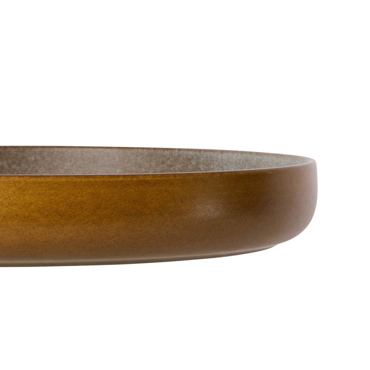 Davis &amp; Waddell Rafe Shallow Platter Grey &amp; Brown