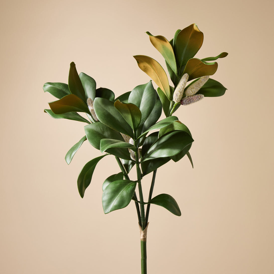 Faux Magnolia Leaf Spray | 58cm