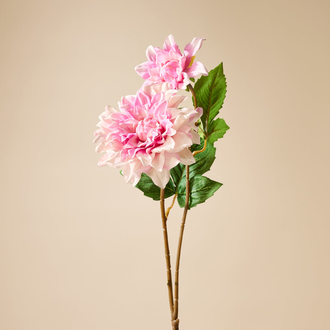 Faux Dahlia Bud Stem | Pink - 60cm