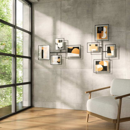 Umbra Flute Wall Gallery Frame4pcs Set Black
