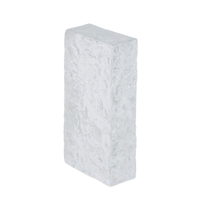 Amalfi Bernard Glass Brick Sculpture Rippled