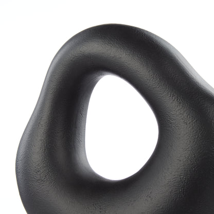 Amalfi Ovum Abstract Sculpture Black