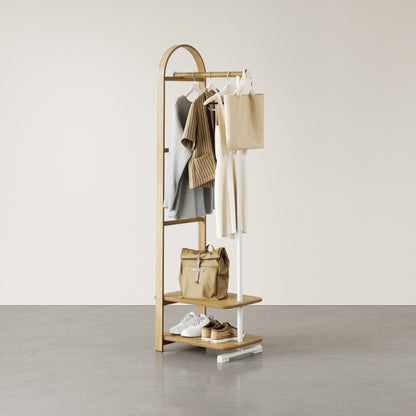 Umbra Bellwood Coat Rack White &amp; Natural