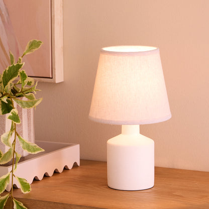 Amalfi Milton Table Lamp 2pcs Set Cream &amp; Taupe