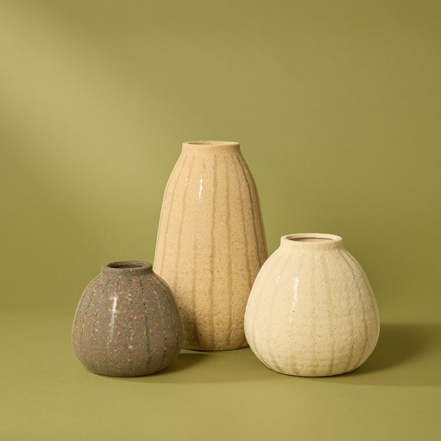 Henry Vase | Beige - 18cm