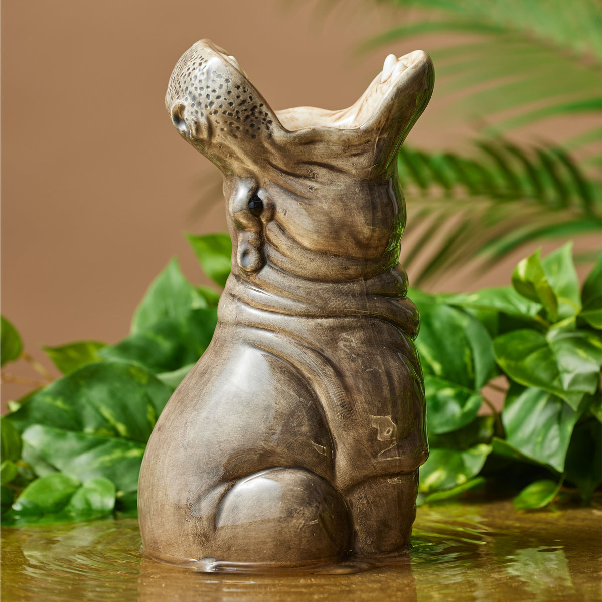 Emporium Harry Hippo Vase Multi-Coloured