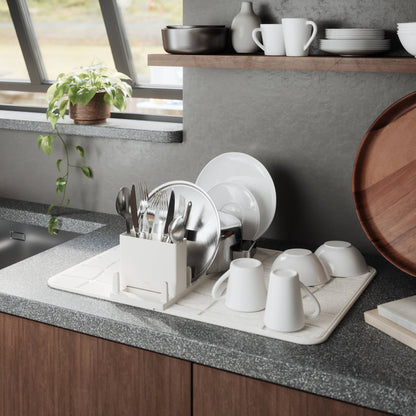 Umbra Udry Ultra Drying Rack with Mat Sand