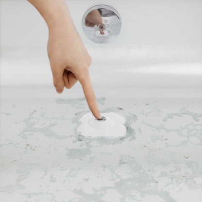 Umbra Bloom Drain Stop &amp; Hair Catcher White