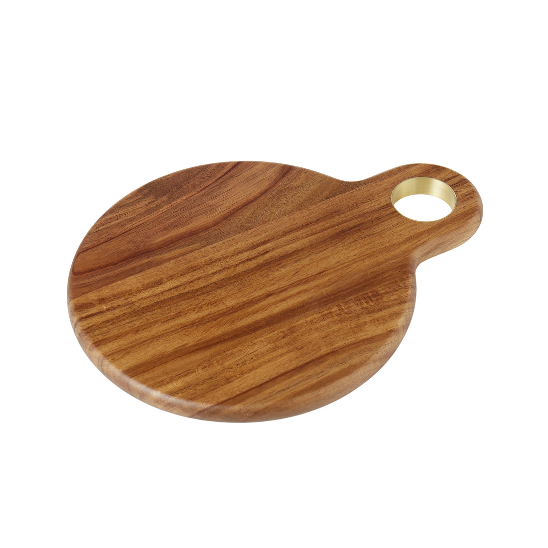 Davis &amp; Waddell Acacia &amp; Brass Serving Board Natural