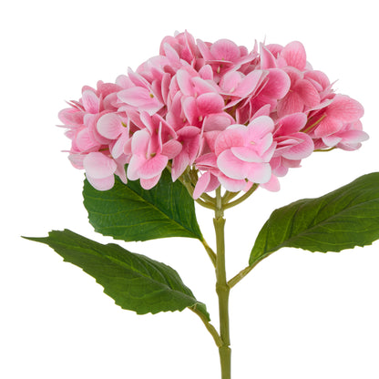 Rogue Hydrangea Stem Real Touch Pink