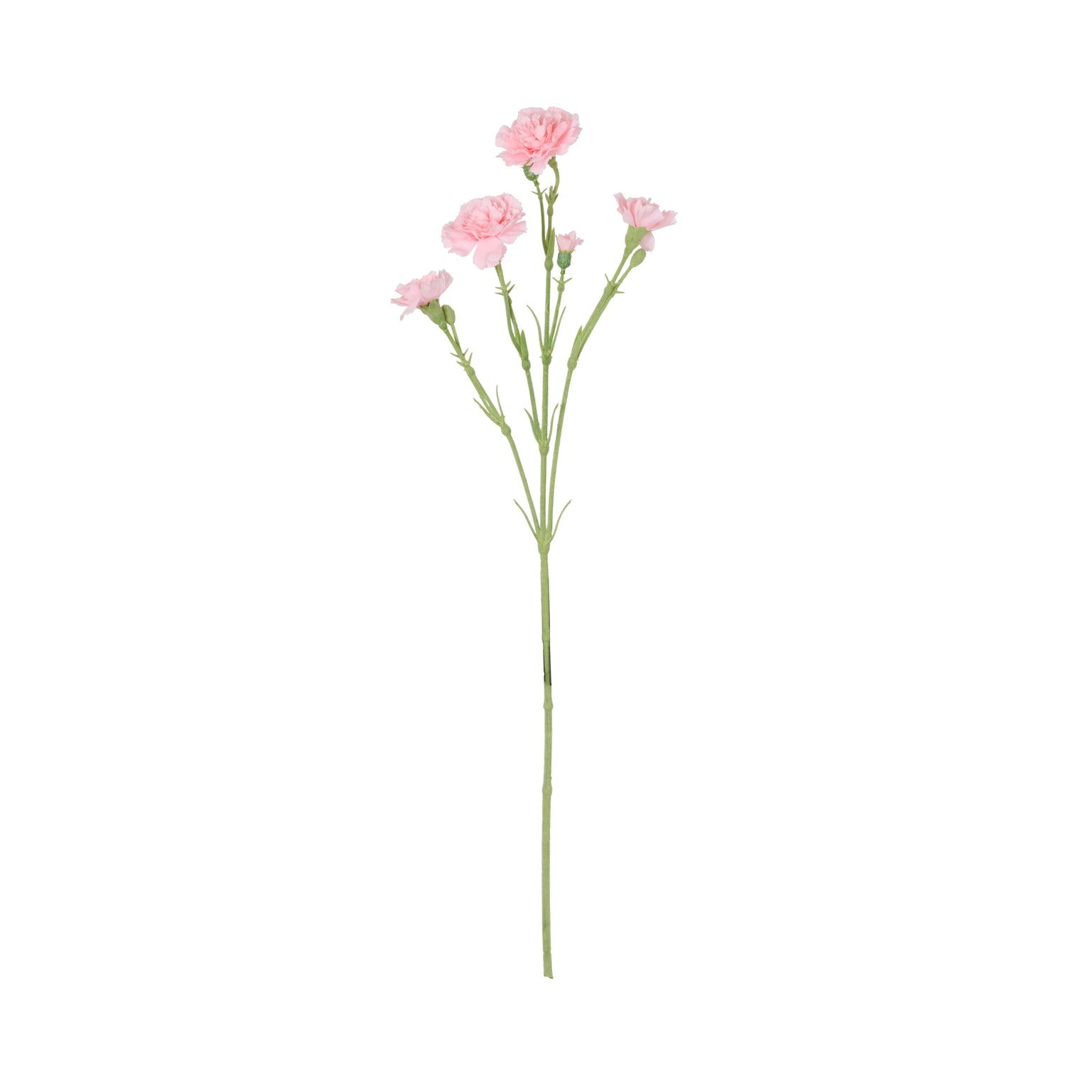 Faux Carnation Spray | Light Pink - 62cm