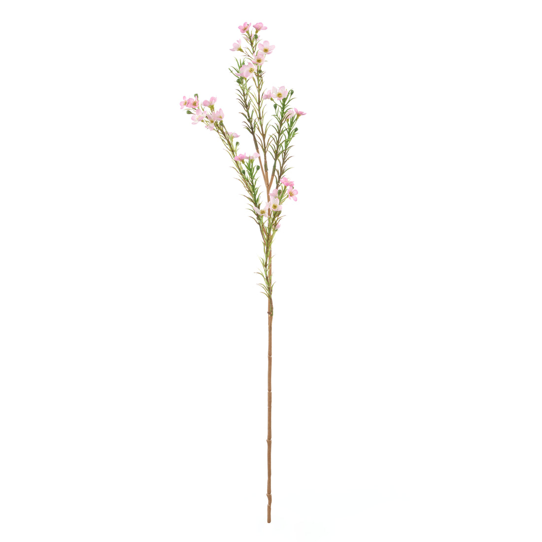 Faux Wax Flower Spray | Pink - 65cm