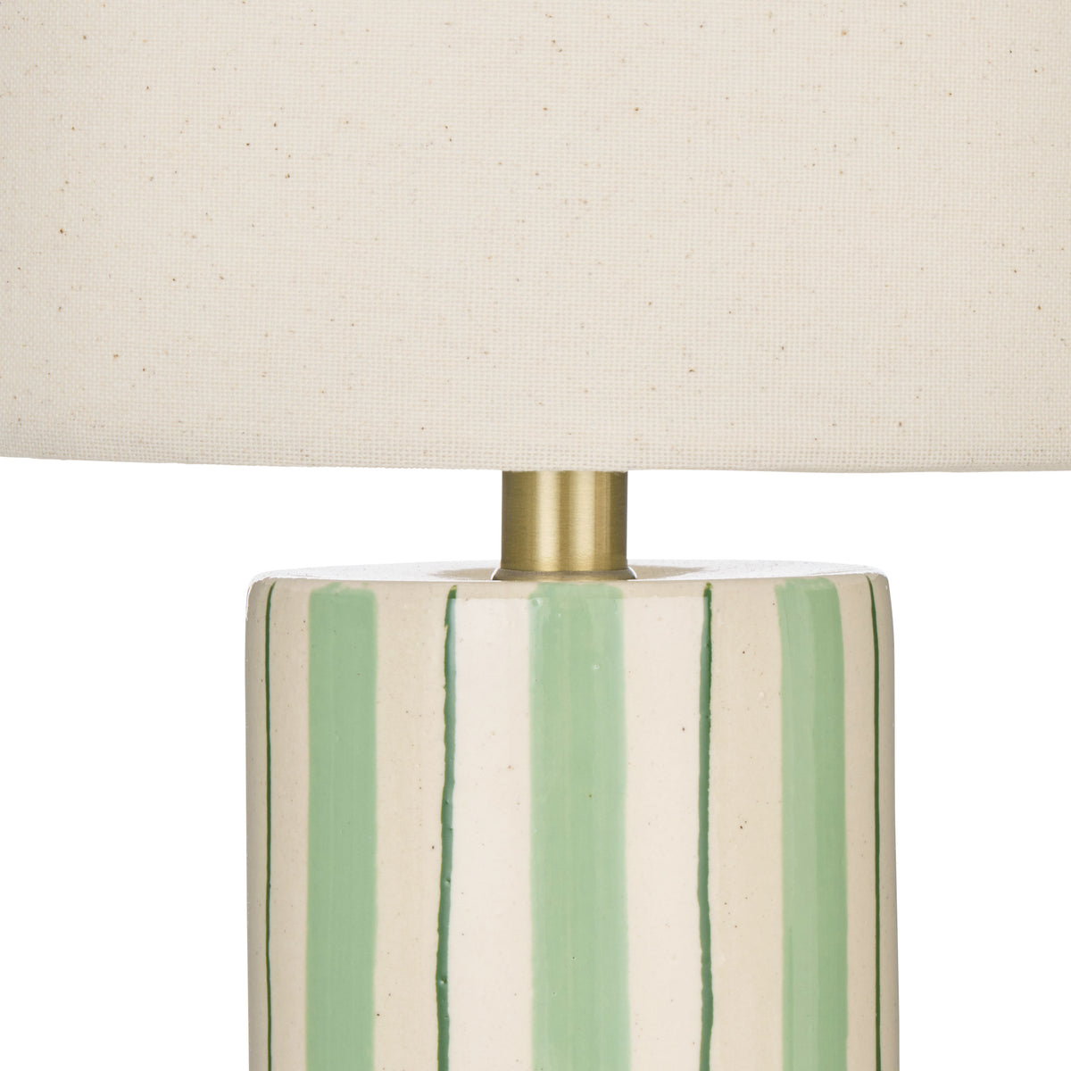Emporium Rey Table Lamp Ivory &amp; Green