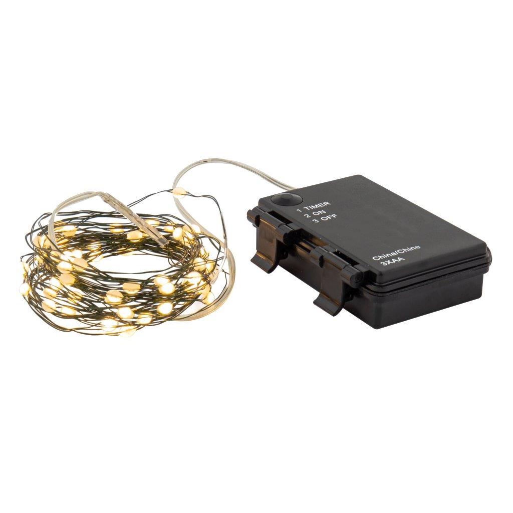 Rogue Super Bright String Light Outdoor Timer LED Green