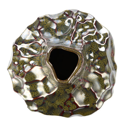 Amalfi Silva Ceramic Vase Small Green