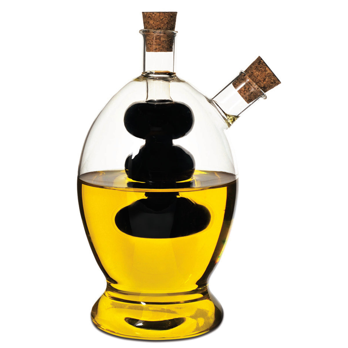 Davis &amp; Waddell Grape Oil &amp; Vinegar Bottle Clear &amp; Natural