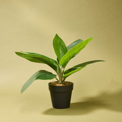 potted leaf plant Artificial Lush Leaf Plant - Garden Pot | 45cm
