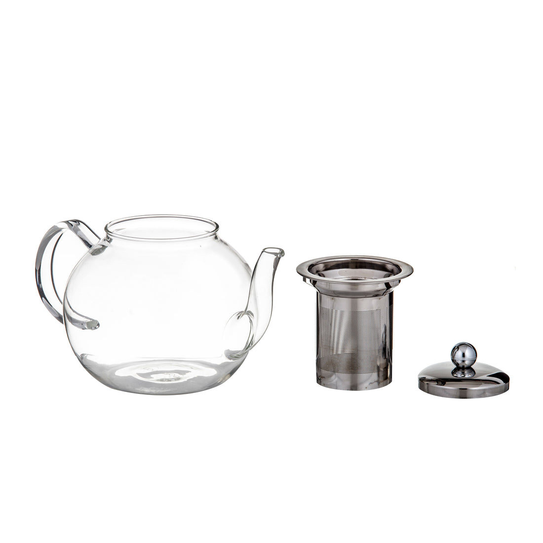 Leaf &amp; Bean GlassTeapot with Infuser Stainless Steel