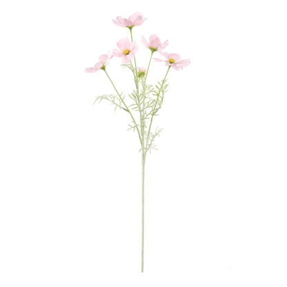 Faux Cosmos Flower Spray | Pink - 62cm