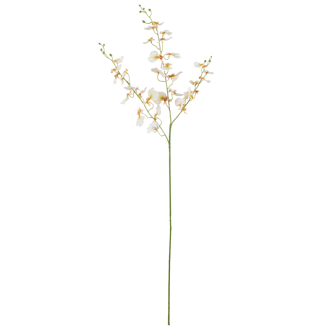 Faux Dancing Orchid Spray | Cream – 98cm