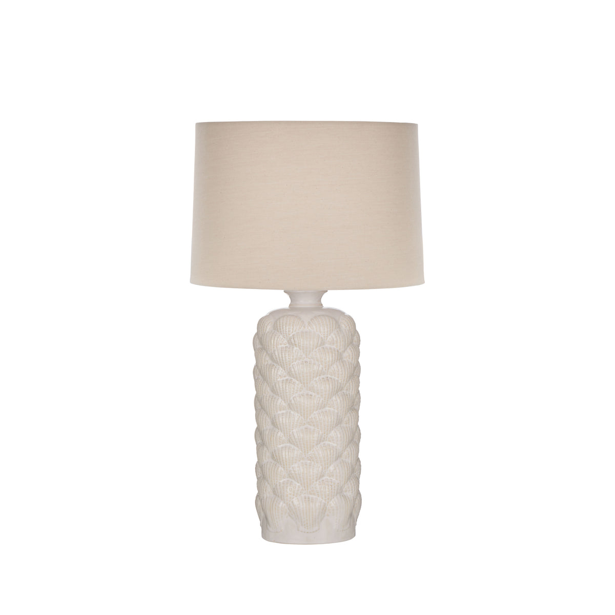 Amalfi Amara Table Lamp White &amp; Natural