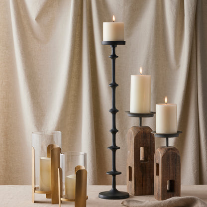Amalfi Blake Large Candleholder Natural
