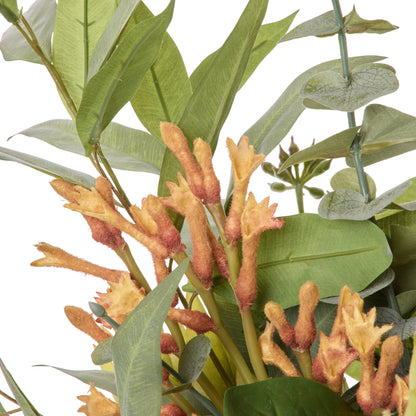 Faux Protea Kangaroo Paw - Claire Vase | Green -  68cm