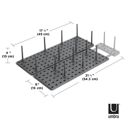 Umbra Peggy Drawer Organizer Charcoal