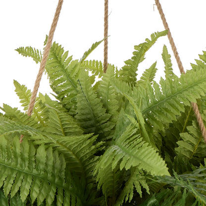 Faux Boston Fern - Laos Hanging  Planter | Green  - 126cm