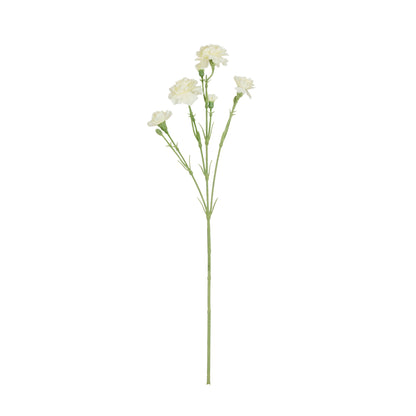 Faux Carnation Spray | Cream - 62cm