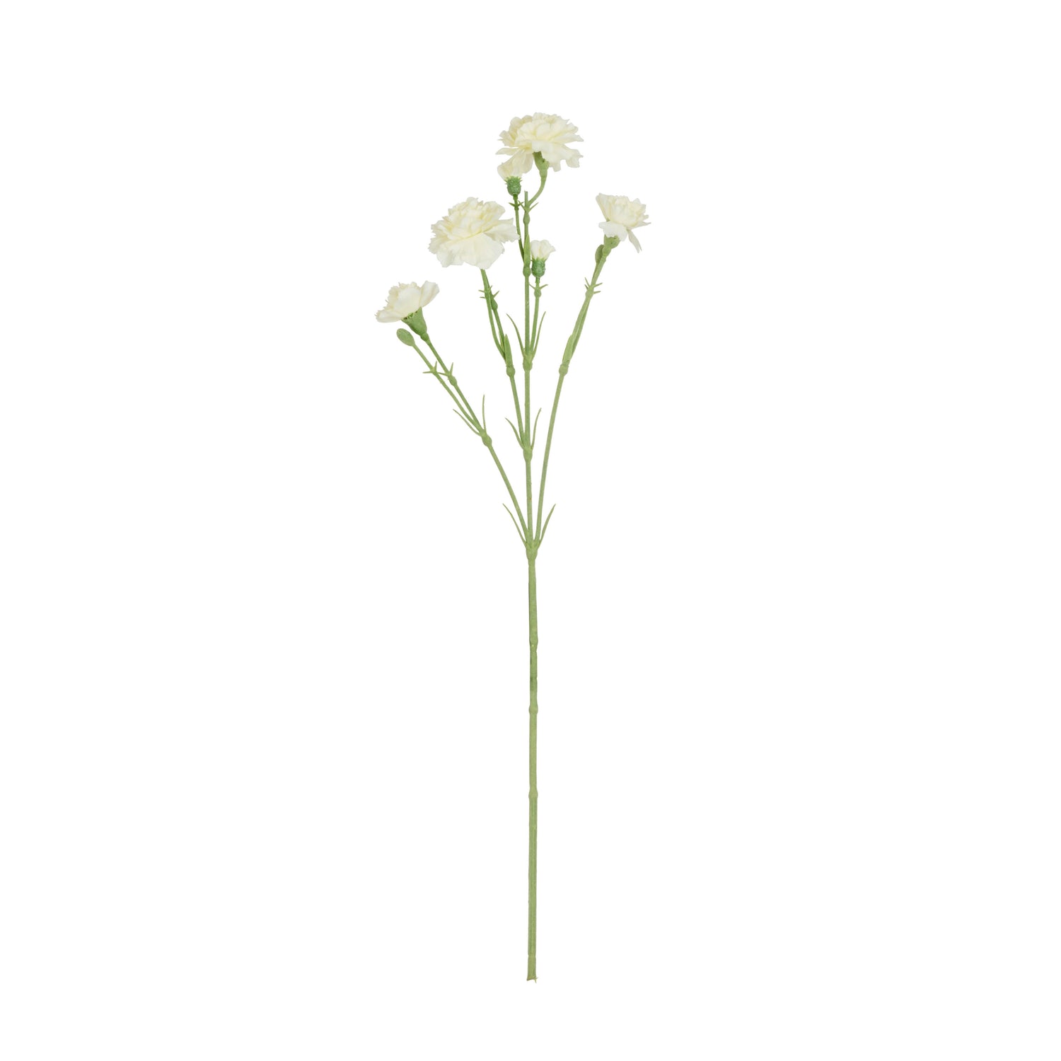 Faux Carnation Spray | Cream - 62cm