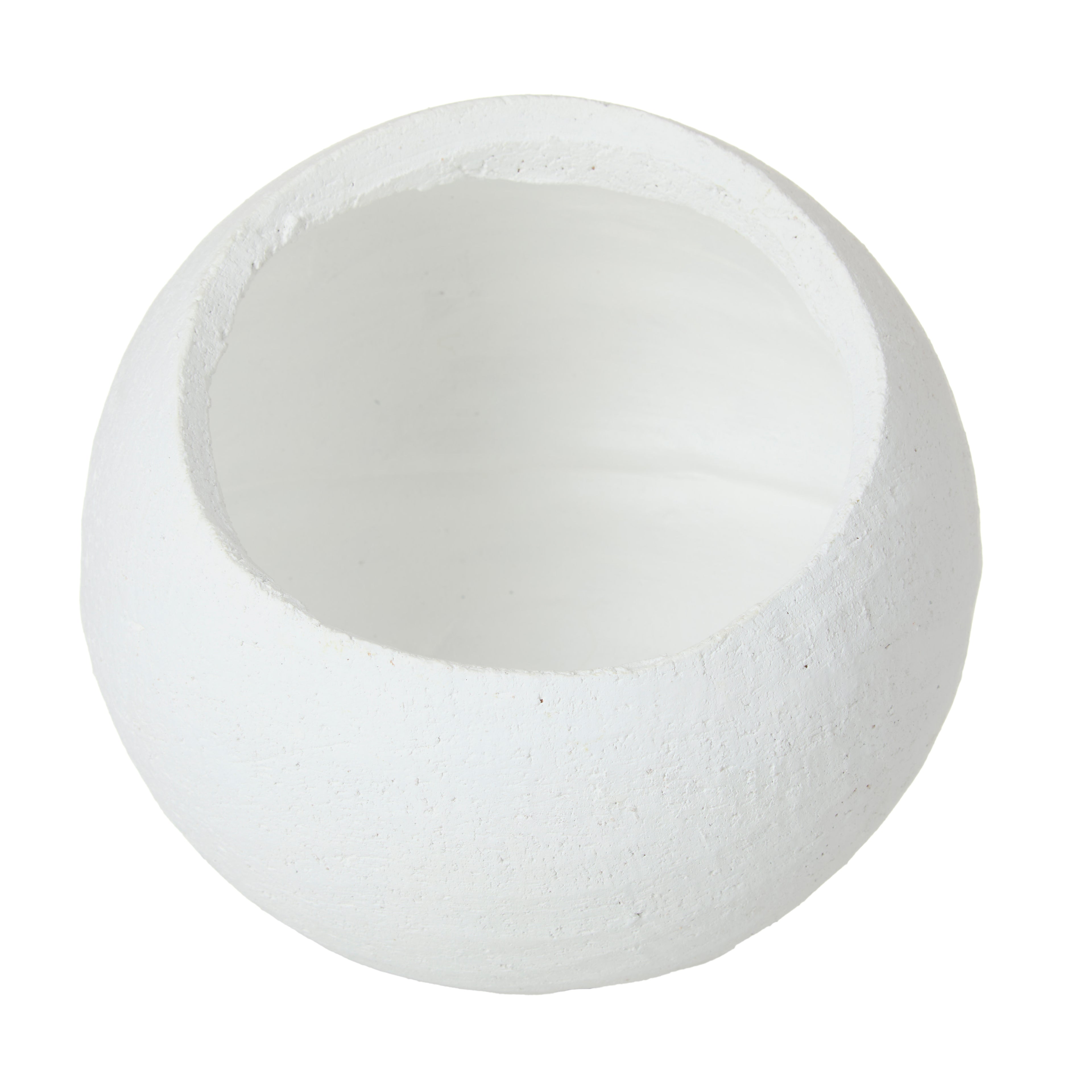 Rogue Ithaca Round Planter Large White