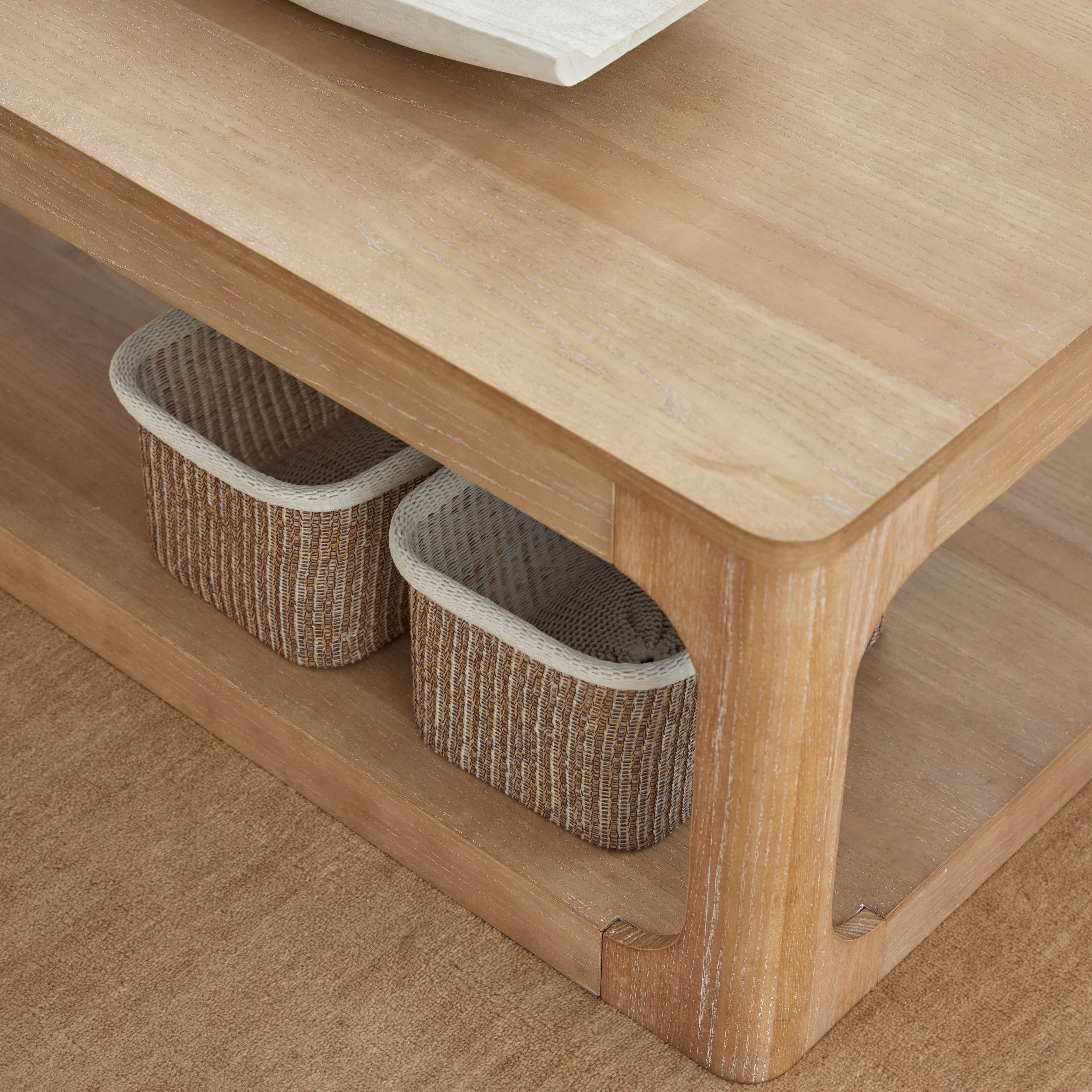 Amalfi Picton Timber Rectangular Tray White