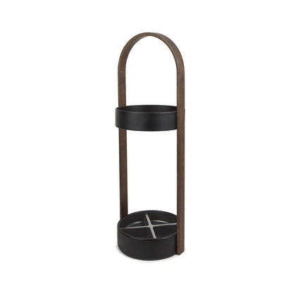Umbra Bellwood Umbrella Stand Black &amp; Walnut