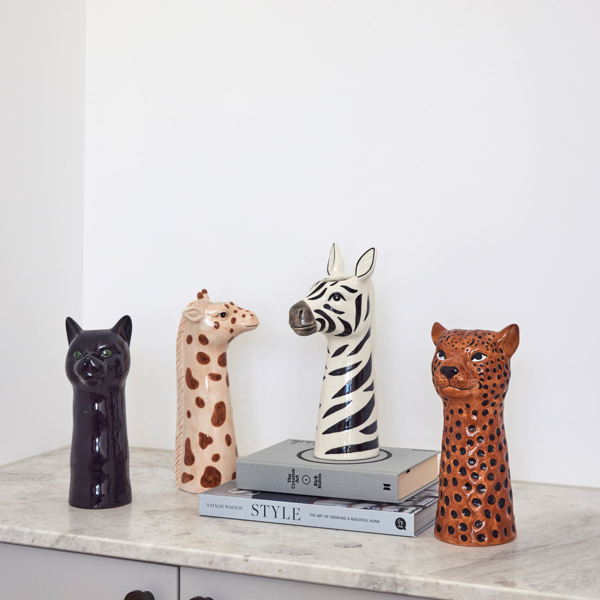 Emporium Zippy Zebra Vase Multi