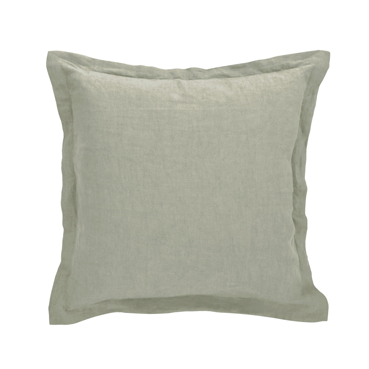 Amalfi Cove Linen Cushion Green