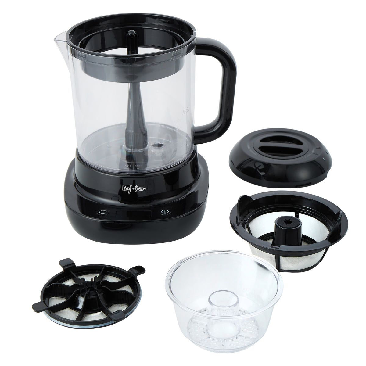 Leaf &amp; Bean Cold Brew Coffee Maker 450ml Black