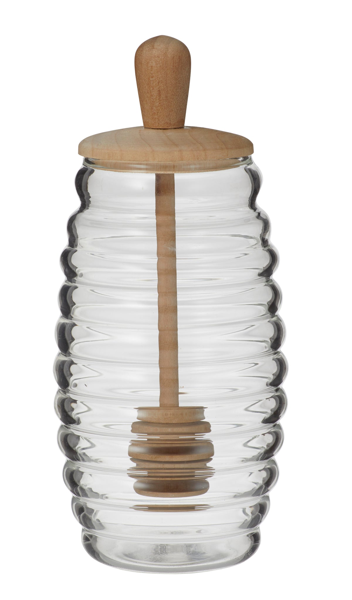 Davis &amp; Waddell Fine Foods Honey Pot &amp; Dipper Clear &amp; Natural