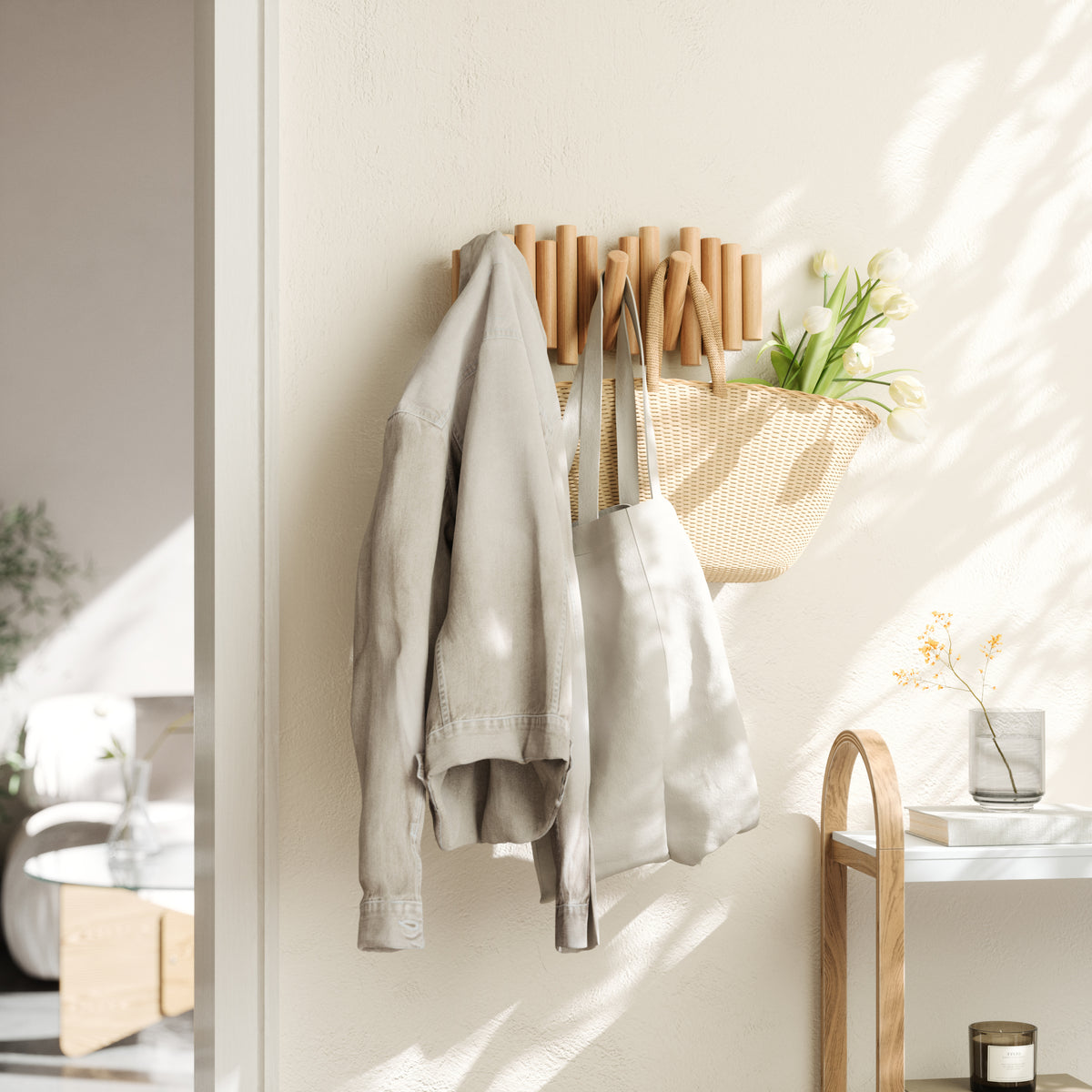 Umbra Picket Rail Hook Natural