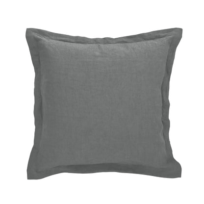 Amalfi Cove Linen Cushion Light Grey