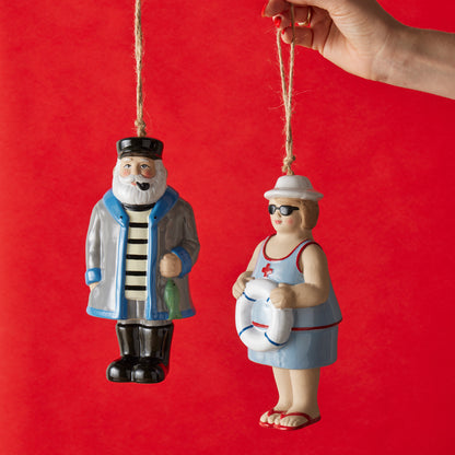 Emporium Mrs Angler Windchime Blue &amp; Red