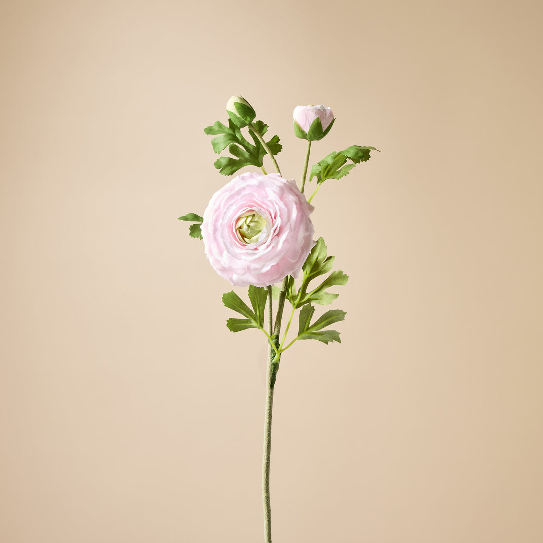 Faux Real Touch Ranunculus Spray | Light Pink - 60cm