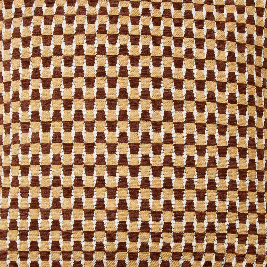 Amalfi Clark Cushion Brown &amp; Mustard