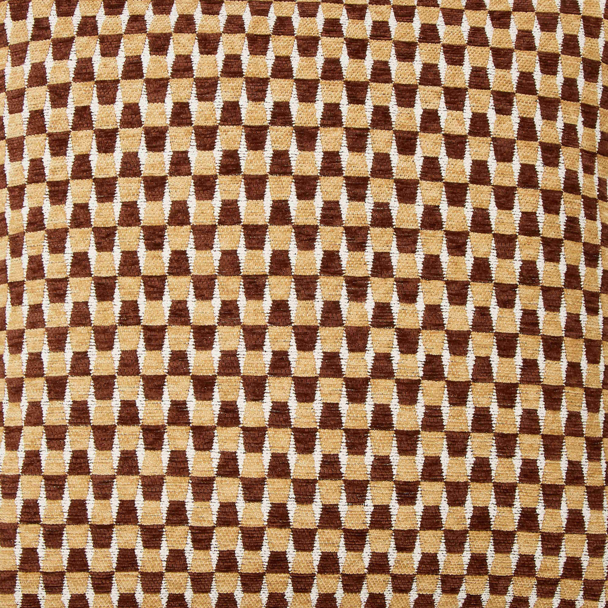 Amalfi Clark Cushion Brown &amp; Mustard
