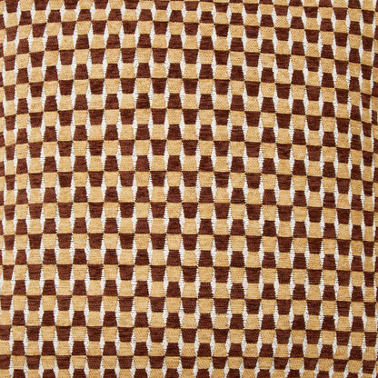 Amalfi Clark Cushion Brown &amp; Mustard