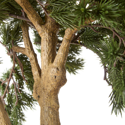 Faux Pine Bonsai Tree - Garden Pot | 100cm