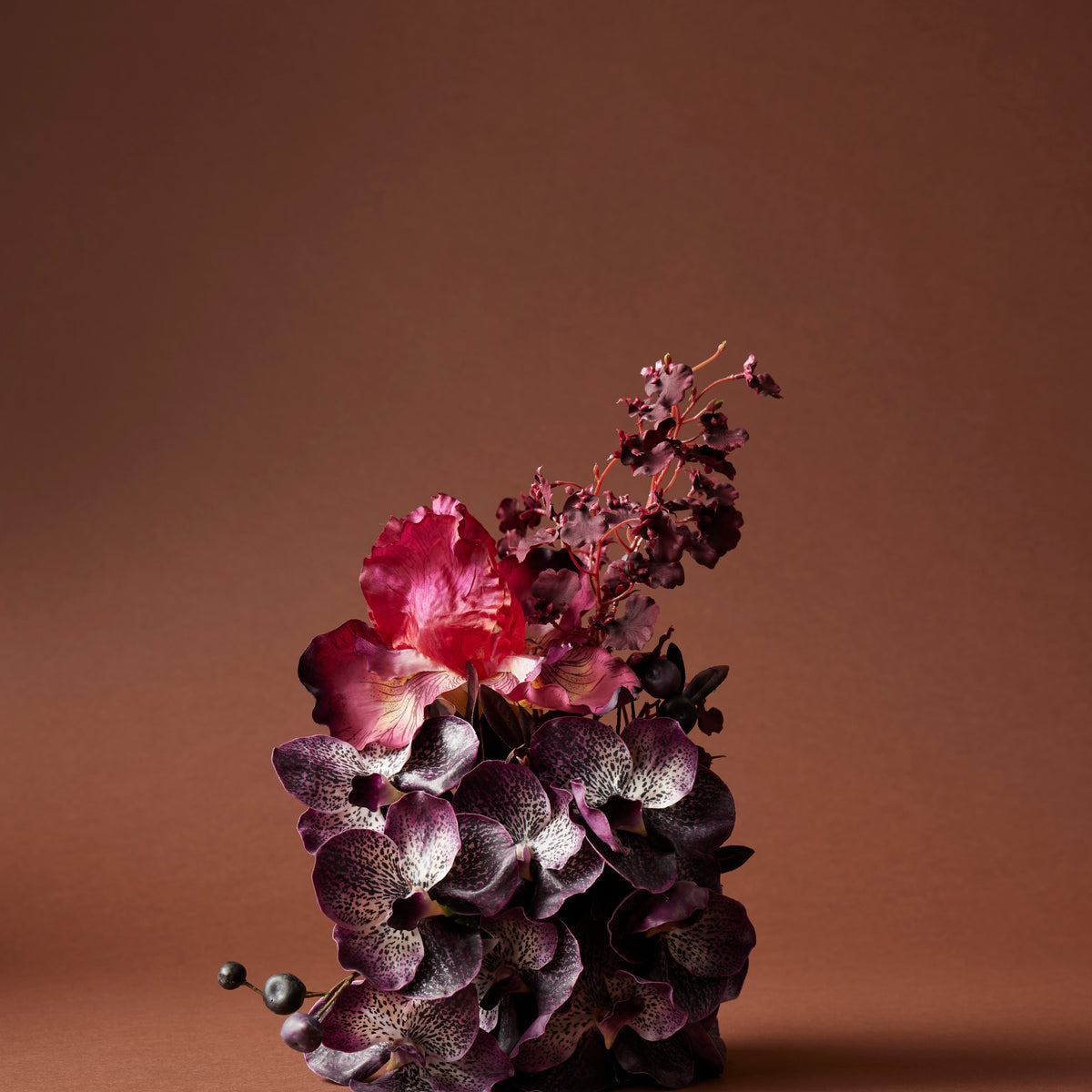 Rogue Dancing Orchid Spray Burgundy