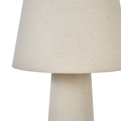 Amalfi Carrington Linen Floor Lamp Natural