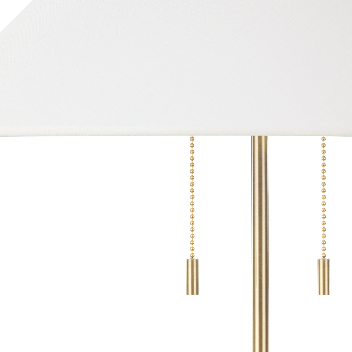 Amalfi Tillie Table Lamp White &amp; Brass